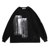 Pcloa Landscape abstract Print Sweatshirt