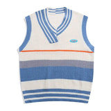 Stripe Graphic Knitted Vest