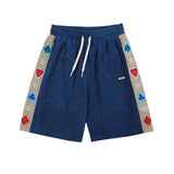 Poker Embroidery Shorts