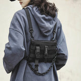 Techwear Chain Cross body Bag