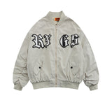 Letter Embroidery Jacket