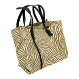 Zebra-Pattern Shoulder Bag