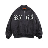 Letter Embroidery Jacket