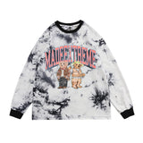 Pcloa Tie-dye Cute Bear Sweatshirt