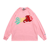 Pcloa Colorful Letter Print Sweatshirt