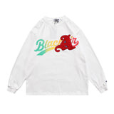 Pcloa Colorful Letter Print Sweatshirt