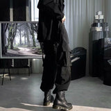 Techwear Ribbon Cargo Pants