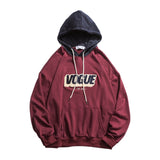 'VOGUE' Letter Graphic Couples Hoodie