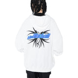 Letter Spider Graphic Hoodie