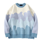 Color Match Wavy Sweater