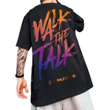 'Walk The Talk' Letter Graphic T-shirt