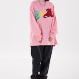 Pcloa Colorful Letter Print Sweatshirt