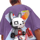 'Skeleton Rabbit' Cartoon T-shirt