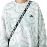 Bear Pattern Print Sweatshirt