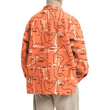 Abstract Face Pattern Jacket