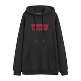 Oversize Letter Print Hoodie