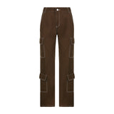 Retro Straight Legs Cargo Pants