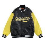 Letter Embroidery Baseball Jacket