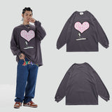 Black Air Heart Long Sleeve Shirt