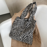 Wave-Pattern Tote Bag