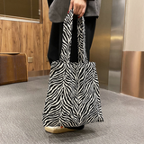 Wave-Pattern Tote Bag