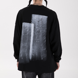 Pcloa Landscape abstract Print Sweatshirt