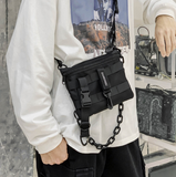 Techwear Chain Cross body Bag