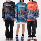 Landscape Painting Graphic Sweatshirt