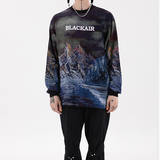 Landscape Painting Graphic Sweatshirt