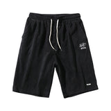 Simply Logo Print Corduroy Shorts