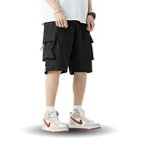 Multi-Pocket Letter Cargo Shorts