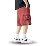 Multi-Pocket Letter Cargo Shorts