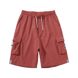 Multi-Pocket Letter Cargo Shorts