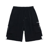 Multi-Pocket Letter Cargo Shorts