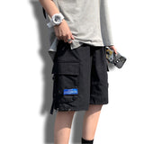 Multi-pocket Logo Embroidery Shorts