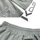 Vintage Letter Graphic Shorts