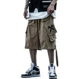 Letter Print Warrior Cargo Shorts