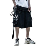 Letter Print Warrior Cargo Shorts