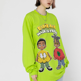 Letter Character Cartoon Sweatshirt