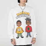 Letter Character Cartoon Sweatshirt