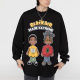 Letter Character Cartoon Sweatshirt