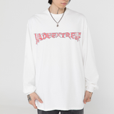 Vintage Letter Cross Print Sweatshirt