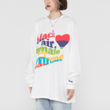 Colorful Letter Print Sweatshirt