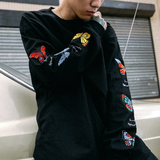 Butterfly Side Graphic Sweatshirt