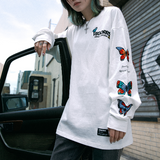 Butterfly Side Graphic Sweatshirt