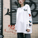 Butterfly Side Graphic Sweatshirt