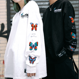 Butterfly Side Graphic Sweatshirt