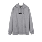 Letter 'WUT' Plain Hoodie