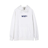 Letter 'WUT' Plain Hoodie