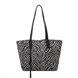 Zebra-Pattern Shoulder Bag